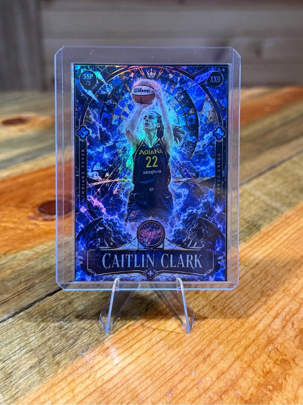 Caitlin Clark Indiana Fever SSP/3 Custom Basketball Card